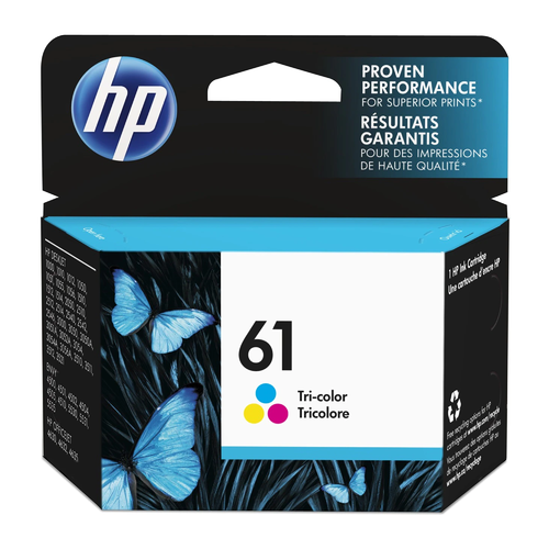 HP 61 C0PA5AN Tri-Color Ink Cartridge - Genuine OEM