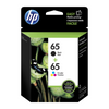 HP 65 Black and Tri-color Ink Cartridges Pack of 2 - Genuine OEM