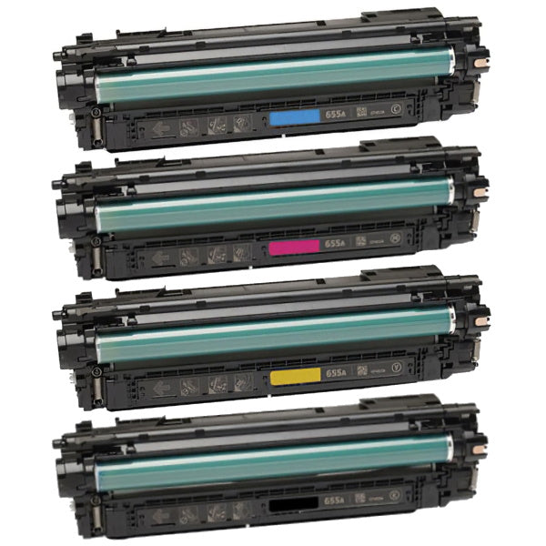 HP 655A Toner Cartridges Pack - 4