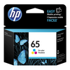 HP 65 N9K01AN Tri-Color Ink Cartridge - Genuine OEM