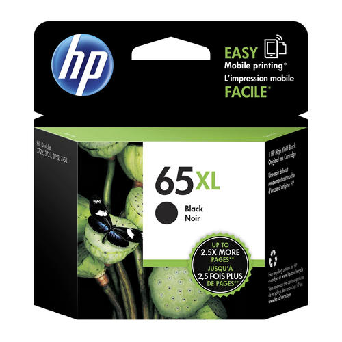 HP 65XL N9K04AN Original Black Ink Cartridge High Yield - Genuine OEM
