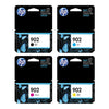 HP 902 Ink Cartridges Pack of 4 - Genuine OEM