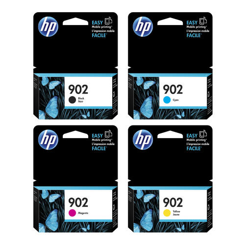 HP 902 Ink Cartridges Pack of 4 - Genuine OEM
