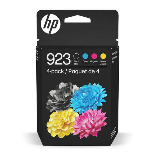 HP 923 Ink Cartridges Pack of 4 - Genuine OEM