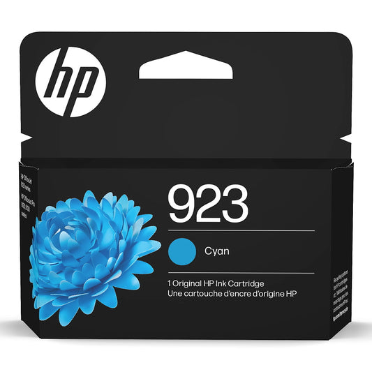 HP 923 4K0T0LN Cyan Ink Cartridge - Genuine OEM
