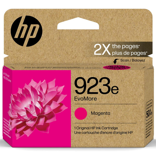 HP 923e 4K0T5LN EvoMore Magenta Ink Cartridge High Yield - Genuine OEM