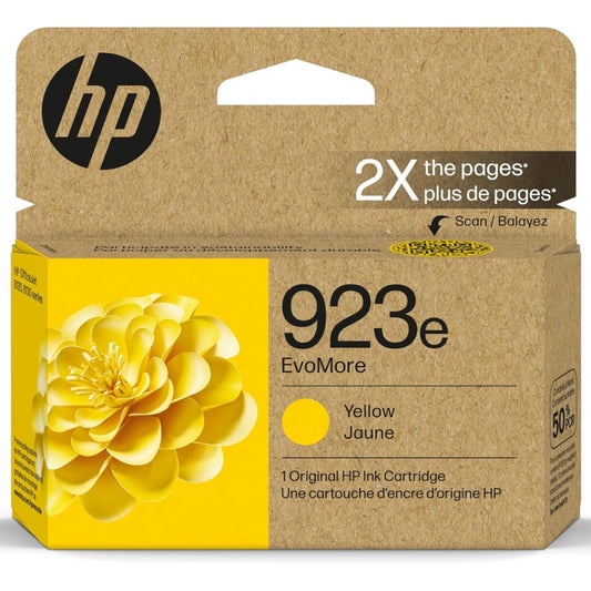 HP 923e 4K0T6LN EvoMore Yellow Ink Cartridge High Yield - Genuine OEM