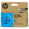 HP 936e 4S6V3LN Cyan Ink Cartridge High Yield - Genuine OEM
