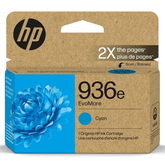 HP 936e 4S6V3LN Cyan Ink Cartridge High Yield - Genuine OEM