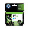 HP 951XL CN046AN Cyan Ink Cartridge High Yield - Genuine OEM