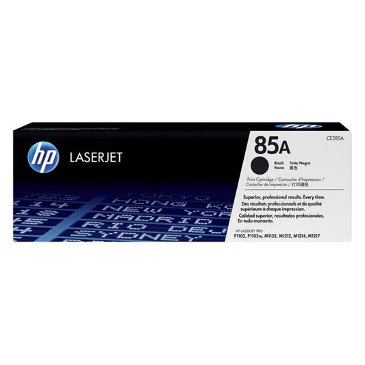 HP 85A CE285A Black Toner Cartridge - Genuine OEM