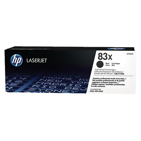 HP 83X CF283X Black Toner Cartridge High Yield - Genuine OEM