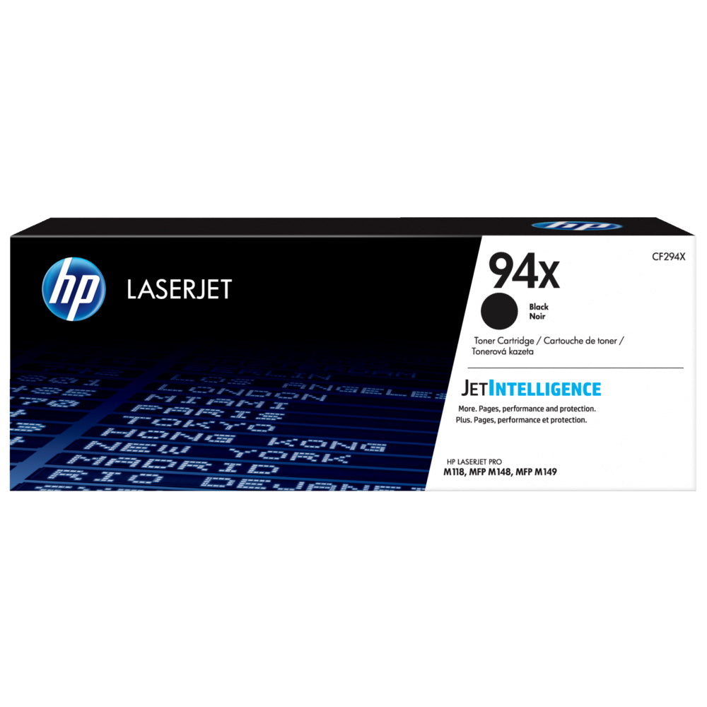 HP 94X CF294X Black Toner Cartridge High Yield - Genuine OEM