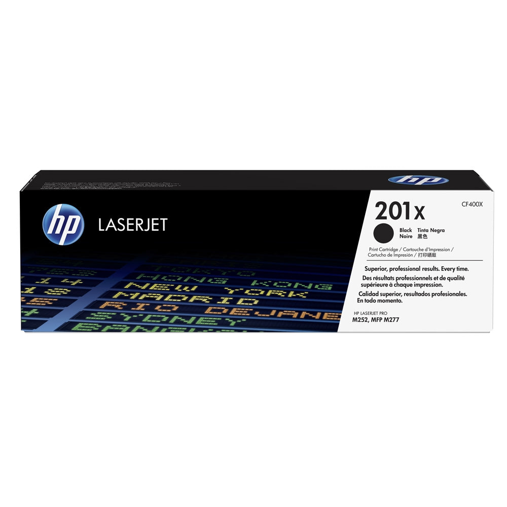 HP 201X CF400X Black Toner Cartridge High Yield - Genuine OEM