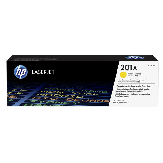 HP 201A CF402A Yellow Toner Cartridge - Genuine OEM
