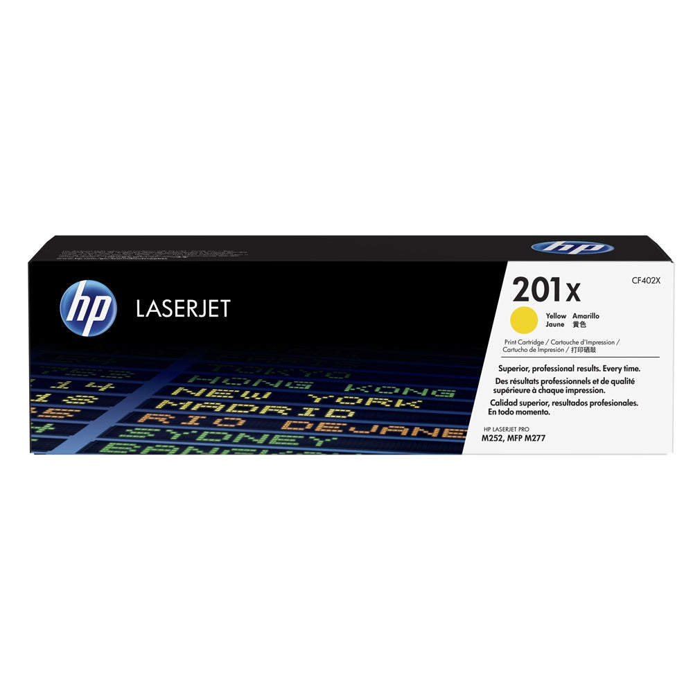 HP 201X CF402X Yellow Toner Cartridge High Yield - Genuine OEM
