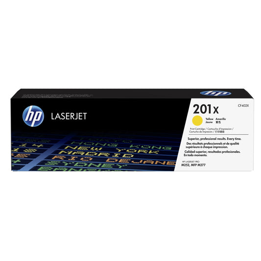HP 201X CF402X Yellow Toner Cartridge High Yield - Genuine OEM