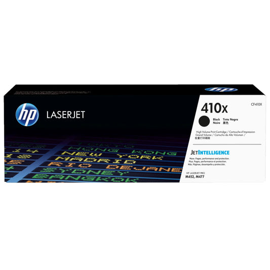 HP 410X CF410X Black Toner Cartridge High Yield - Genuine OEM