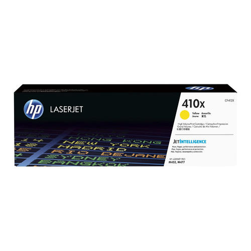 HP 410X CF412X Yellow Toner Cartridge High Yield - Genuine OEM