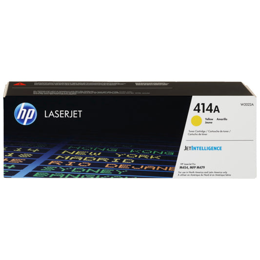 HP 414A W2022A Yellow Toner Cartridge - Genuine OEM