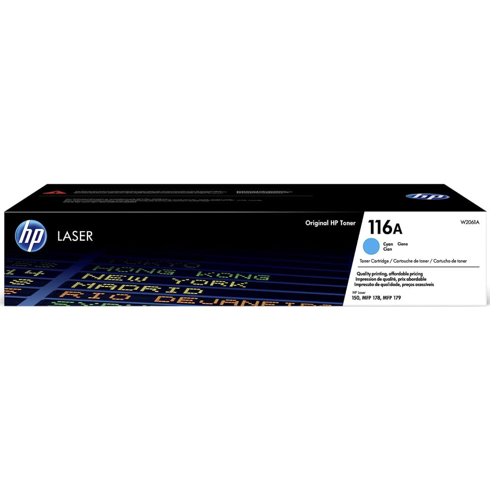 HP 116A W2061A Cyan Toner Cartridge - Genuine OEM