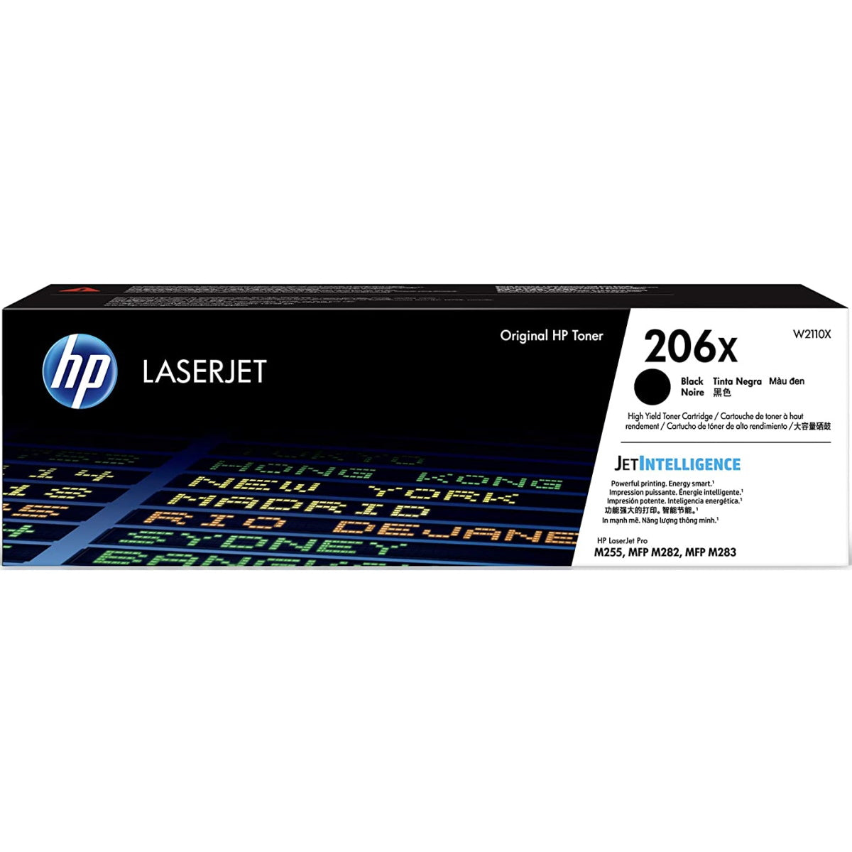 HP 206X W2110X Black Toner Cartridge High Yield - Genuine OEM