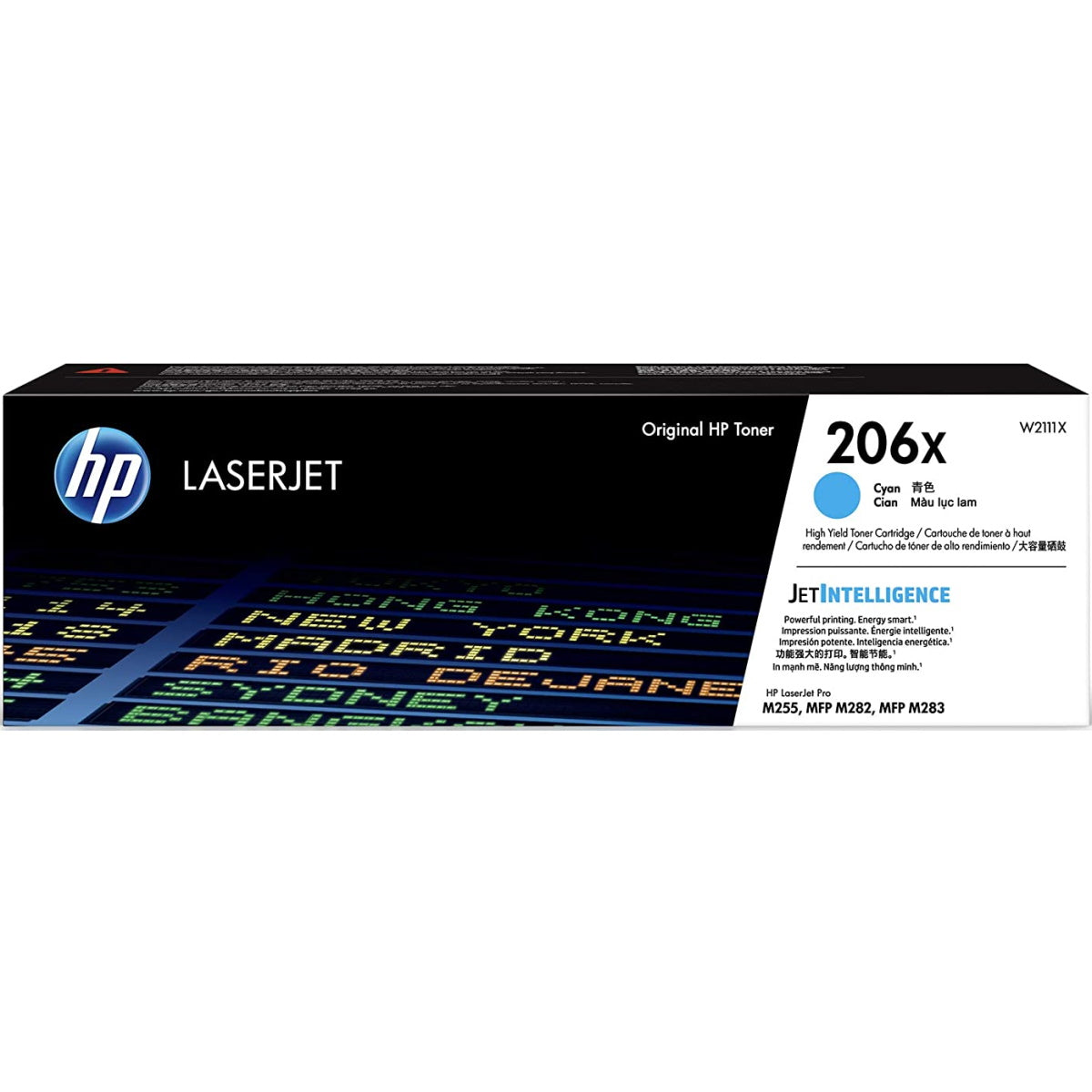 HP 206X W2111X Cyan Toner Cartridge High Yield - Genuine OEM
