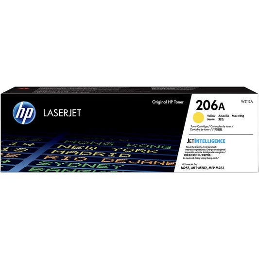 HP 206A W2112A Yellow Toner Cartridge - Genuine OEM