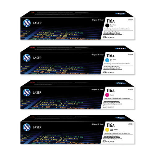HP 116A Toner Cartridges Pack of 4 - Genuine OEM