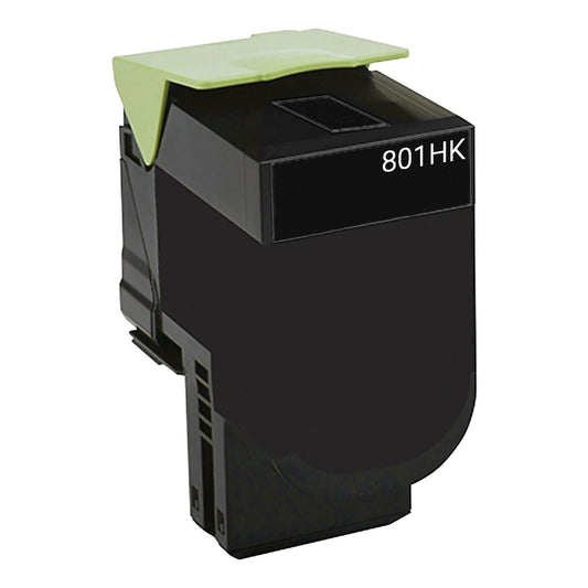 Lexmark 80C1HK0 Black Toner Cartridge High Yield