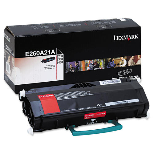 Lexmark E260A21A Black Toner Cartridge - Genuine OEM