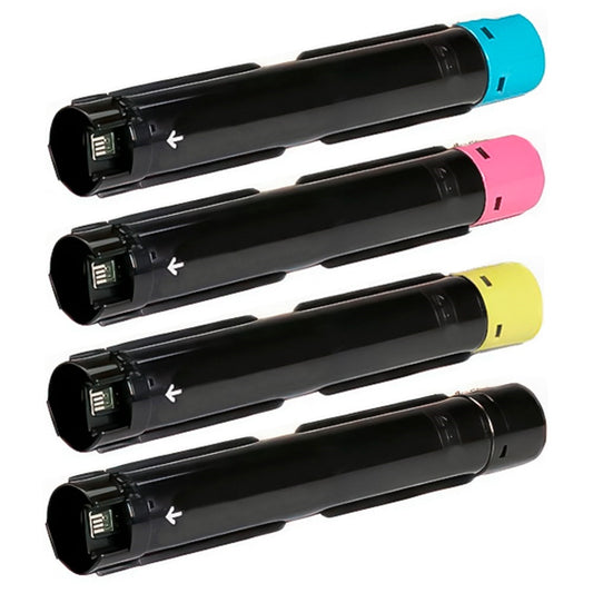 Xerox 006R01824 006R01825 006R01827 006R01826 Toner Cartridges Pack - 4 Super High Yield