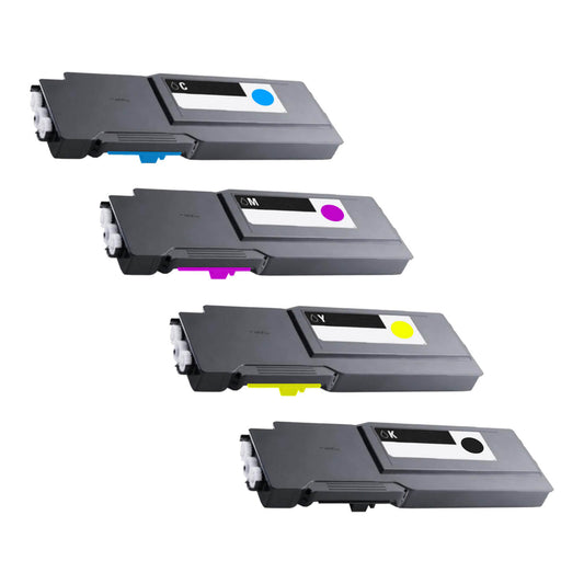 Xerox 106R02747 106R02744 106R02745 106R02746 Toner Cartridges Pack - 4 High Yield