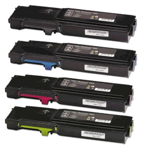 Xerox 106R03524 106R03526 106R03527 106R03525 Toner Cartridges Pack - 4 Super High Yield