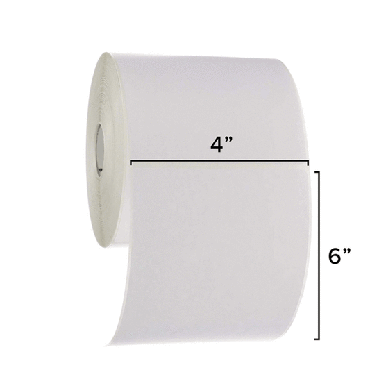 4" X 6" Direct Thermal Shipping Label Roll