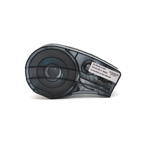 Brady M21-500-499 Nylon Cloth Label Tape (Black on White)